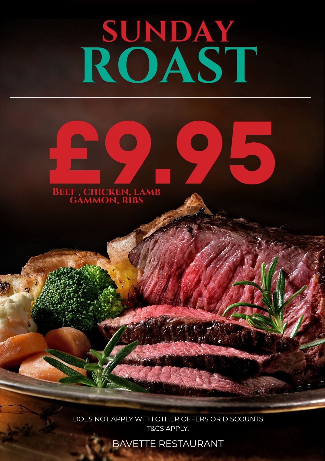 Sunday Roast Bavette